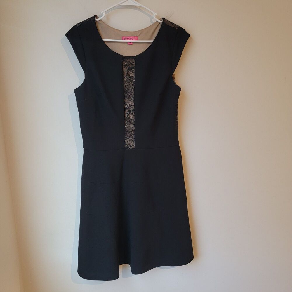 Y2K Vintage Betsey Johnson Womens Dress Size 14‎ Knee Length Whimsigoth Tiered